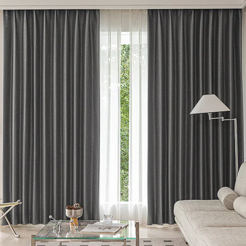 �y���������z�����Ղ�100%���S�Ռ��J�[�e�� �`��L�� 100X135cm �Q���g �O���[_0