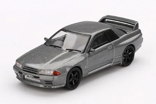 �y�������݉��i�zMINI GT 1/64 Nissan �X�J�C���C�� GT-R (NISMO BNR32 CRS Version)�_�[�N���^���O���[(�E�n���h��)_0