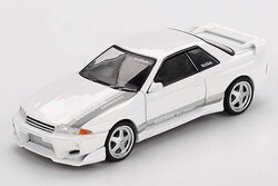 �y�������݉��i�zMINI GT 1/64 Nissan �X�J�C���C�� GT-R R32 Veilside �R���o�b�g C-I �z���C�g(�E�n���h��) ���u���X�^�[�^�C�v