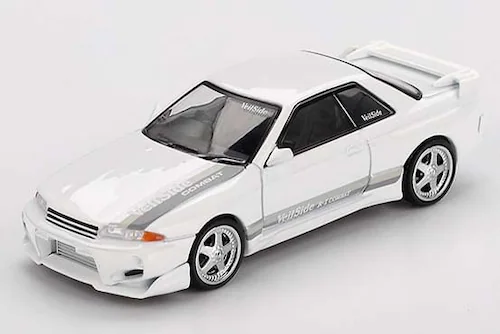 �y�������݉��i�zMINI GT 1/64 Nissan �X�J�C���C�� GT-R R32 Veilside �R���o�b�g C-I �z���C�g(�E�n���h��) ���u���X�^�[�^�C�v_0