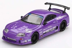 �y�������݉��i�zMINI GT 1/64 Toyota �X�[�v�� (A80) GT-300 Top Secret Purple(���n���h��)