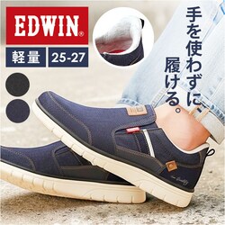 BLACK 26cm EDWIN �X���b�|�� �G�h�E�B�� �ʔ� �����Y �n���Y�t���[�V���[�Y �n���Y�t���[�X�j�[�J�[ �X���b�v�C�� �R�Ȃ� �����₷�� ����g�킸�ɗ�����C �V���[�Y �C ������� �R�C ���L �y�� �u�����h �����
