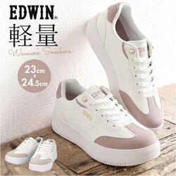 WHITE 24.5cm �G�h�E�B�� �X�j�[�J�[ ���f�B�[�X �ʔ� EDWIN �V���[�Y ������� ���킢�� �J�W���A���V���[�Y �y�� ���� ���f�B�[�X�X�j�[�J�[ ���f�B�[�X�V���[�Y ����X�j�[�J�[ �ʋ� �ʊw �C �w�� ��l ���W���[