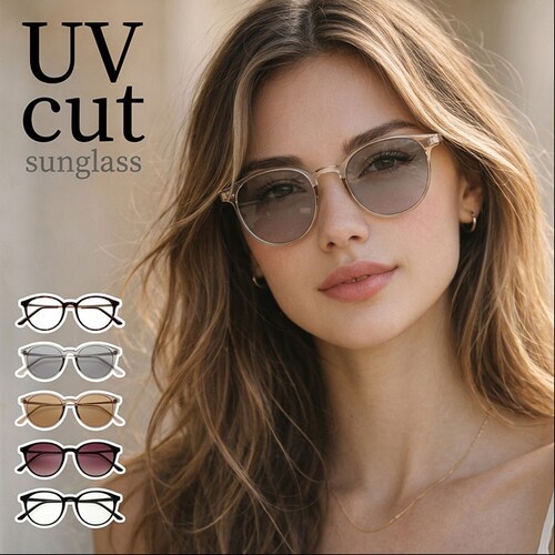 GY・S/CHA サングラス レディース uvカット 通販 レディースサングラス 眼鏡 メガネ 伊達メガネ 伊達眼鏡 だてめがね だて眼鏡 紫外線対策 UVカット おしゃれメガネ 運転 レディースファ_0