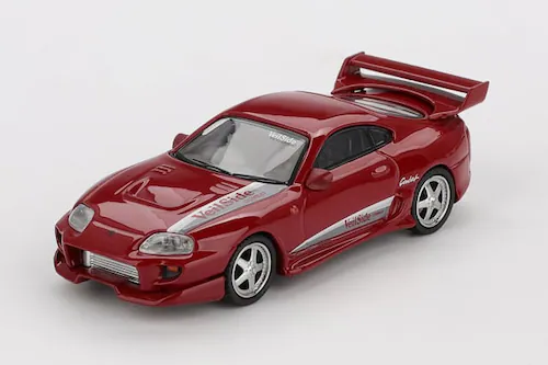 【送料込み価格】MINI GT 1/64 Toyota スープラ VeilSide コンバット V-I レッド(左ハンドル)_0