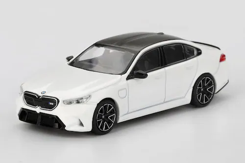 【送料込み価格】MINI GT 1/64 BMW M5 アルピンホワイト(左ハンドル)_0