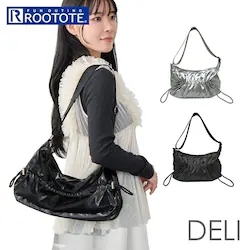 BLACK ���[�g�[�g �V�����_�[�o�b�O ROOTOTE 3635 �ʔ� �V�����_�[�o�b�N �΂߂����o�b�O �O�����^�V�����_�[�o�b�O ���|���o�b�O �y�� �y�� ������� ��i ���ꂢ�� �V���v�� ��l ���킢�� ���s �I�V���� ����