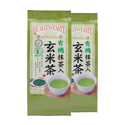 コプリナ 有機抹茶入り玄米茶 150g 2個セット_0