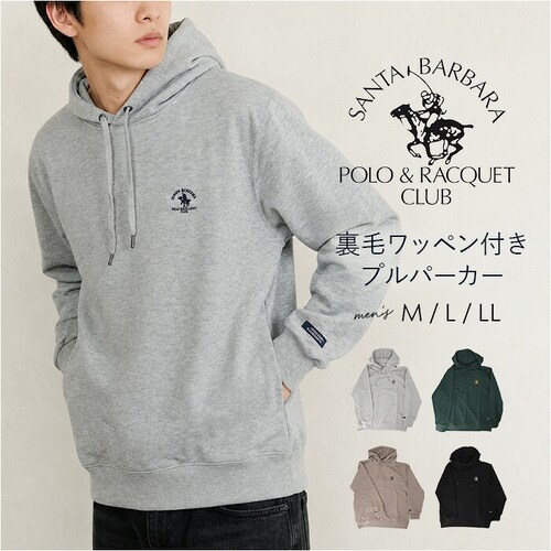 TOP/GREY M�T�C�Y �T���^�o�[�o�� �p�[�J�[ 65483 �ʔ� �t�[�f�B�[ �v���I�[�o�[ �����Y �g�b�v�X �u�����h SANTA BARBARA POLO & RACQUET CLUB ���n _0
