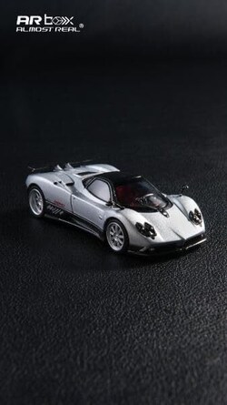 �y�������݉��i�zAlmost Real 1/64 Pagani Zonda F 2005 Grigio Mercurio