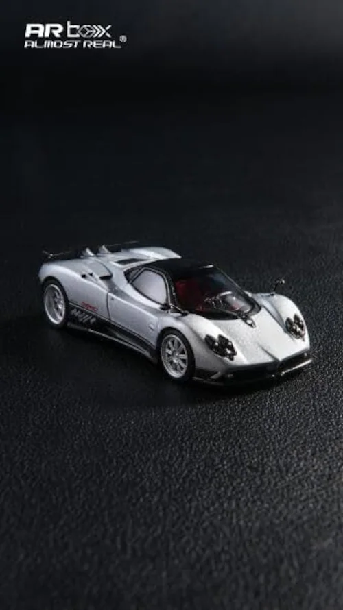 �y�������݉��i�zAlmost Real 1/64 Pagani Zonda F 2005 Grigio Mercurio_0