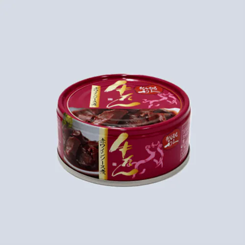 利久 牛たん赤ワインソース煮 80g 牛たん缶詰シリーズ【代引き不可】_1