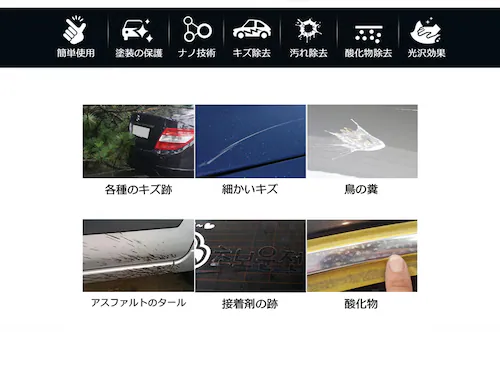 【日本語 正規パッケージ品】KADDAK カダック 拭くだけで 車 の キズ や 汚れを 除去する スマートタオル kaddakスマートタオル 研磨剤 光沢材 ミネラル成分 コーティング 傷 キズ消し_6