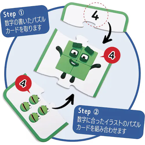 Numberblocks 算数おもちゃ ナンバーブロックスカウンティングパズルセット【代引き不可】_2