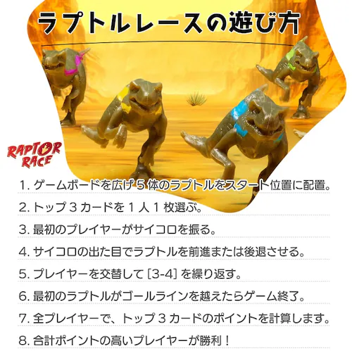 フレキシック(FlexiQ) おもちゃ ボードゲーム ラプトル レース【代引き不可】_2
