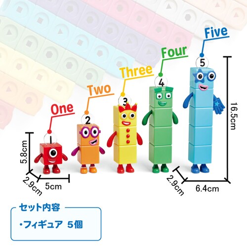 Numberblocks Z io[ubNXLN^[tBMA (1`5) 5_4