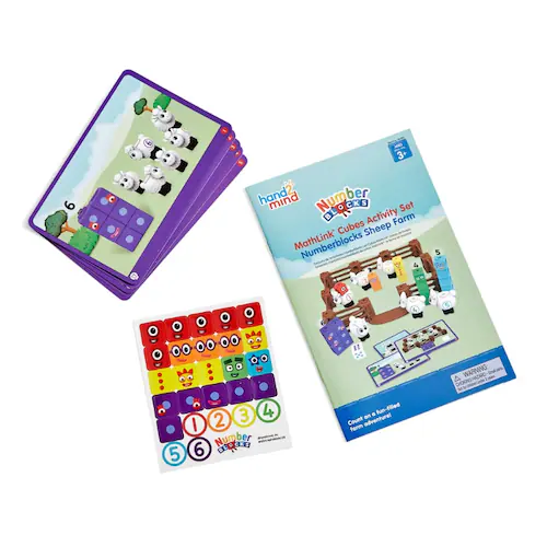 Numberblocks 算数おもちゃ マスリンクキューブアクティビティセットナンバーブロックスシープファーム【代引き不可】_3