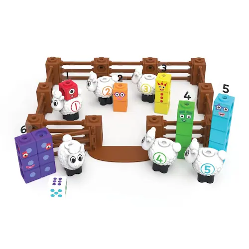 Numberblocks 算数おもちゃ マスリンクキューブアクティビティセットナンバーブロックスシープファーム【代引き不可】_4