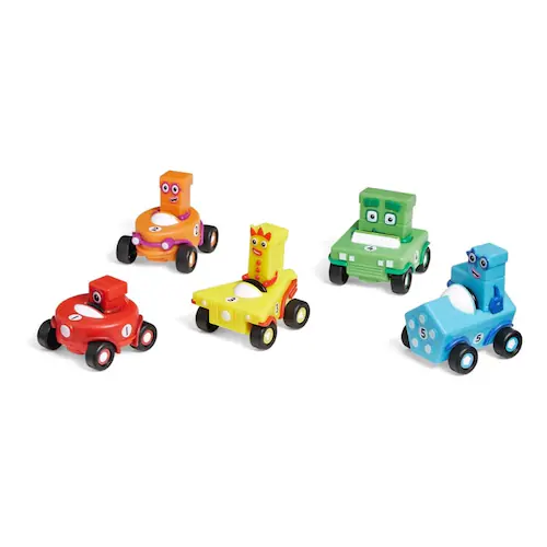 Numberblocks 算数おもちゃ ナンバーブロックス 自動車5個入り【代引き不可】_2