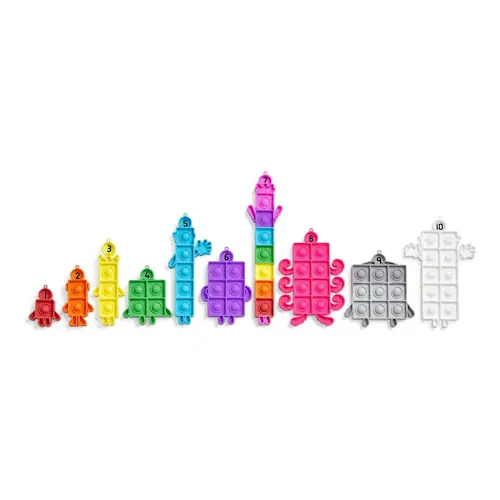 Numberblocks 算数おもちゃ ナンバーブロックス センソリーバブルポッパー【代引き不可】_1
