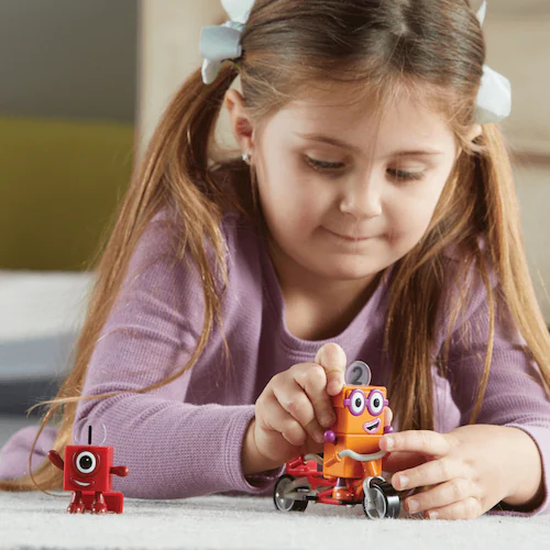 Numberblocks 算数おもちゃ ナンバーブロックスキャラクターフィギュア自転車付き5ピース入り【代引き不可】_7