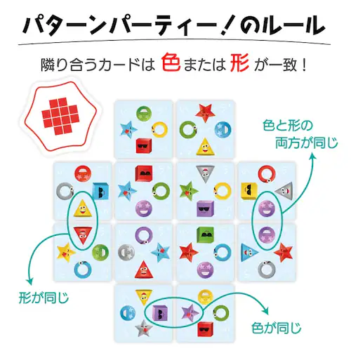 フレキシック(FlexiQ) おもちゃ ボードゲーム パターン パーティー!【代引き不可】_5