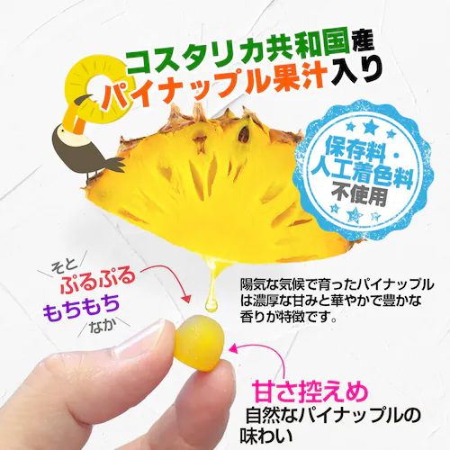 コプリナ グミサプリ 鉄&カルシウム 60粒 20日分(パイナップル味)_23