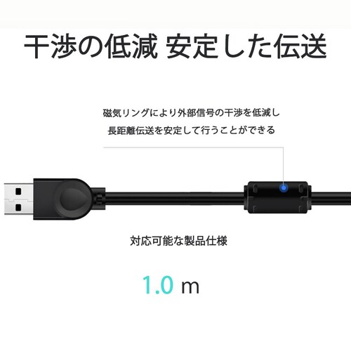 USBP[u 1m USB2.0 R[h1[g USBIXtoX [d f[^] p\R er USBnu J[h[_[ fBXNhCo[ Ή_5