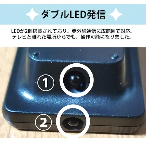 テレビリモコン Hisense ハイセンス 専用 テレビ 互換 リモコン 設定不要 デジタル 地上波 液晶テレビ Netflix YouTube 対応 日本語説明書付 代用 予備 スペア_2