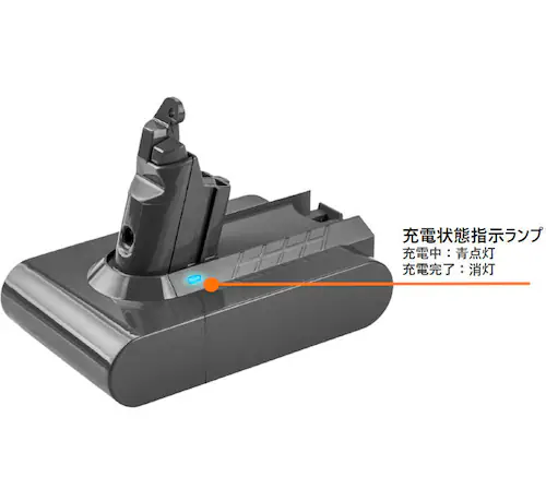 ダイソン バッテリー 互換 3000mAh dyson V6 SV07 SV09 DC58 DC59 DC72互換 21.6V 3.0Ah 認証済み 壁掛けブラケット対応 掃除機パーツ 交換用充電電池_7
