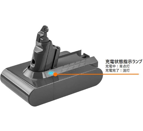 _C\ V6 obe[ tB^[ 3_Zbg 3000mAh  dyson V6 SV07 SV09 DC58 DC59 DC72݊obe[ 21.6V 3.0Ah F؍ς |@p[_7