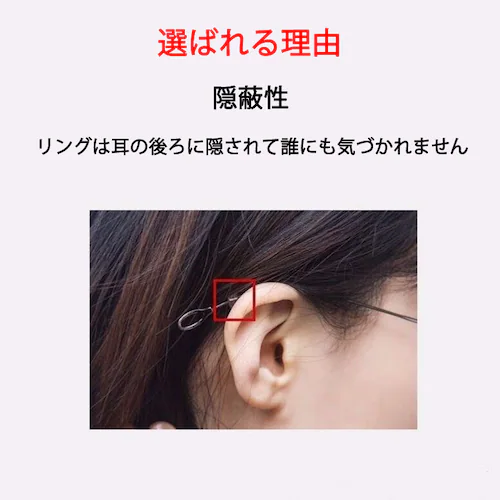 リング型 ホワイト 眼鏡ストッパー 3ペア 6個分 メガネズレ防止 丸い 眼鏡ストッパー シリコン メガネズレおち防止 落下防止 すべり止め 柔らかい 痛くない フィット_10