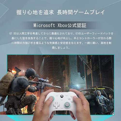 GameSir G7 SE Q[Rg[[ Q[pbh Lڑ MicrosoftF؍ς Xbox Windows Ή htg 둀h~bN U[^[ AvŒ_11