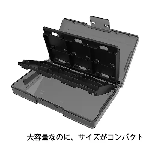 SWITCHカード用収納ケース 24枚任天堂SWITCHカード入れられる 半透明収納ボックス 中身が分かる 任天堂スイッチ 衝撃吸収 ゲームカード整理 保管_4