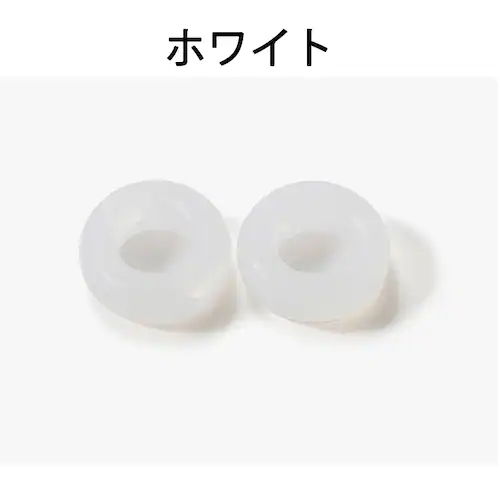 リング型 ホワイト 眼鏡ストッパー 1ペア メガネズレ防止 丸い 眼鏡ストッパー シリコン メガネズレおち防止 落下防止 すべり止め 柔らかい 痛くない ポイント消耗_13
