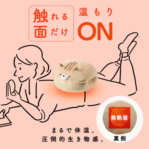 ENETANPO アニマルクッションウォーマー ねこ_2