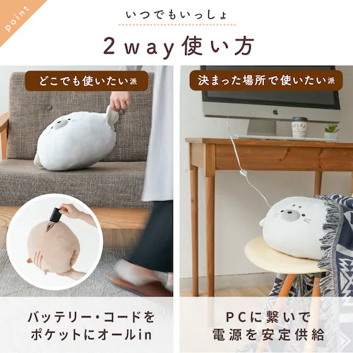 ENETANPO アニマルクッションウォーマー ねこ_5