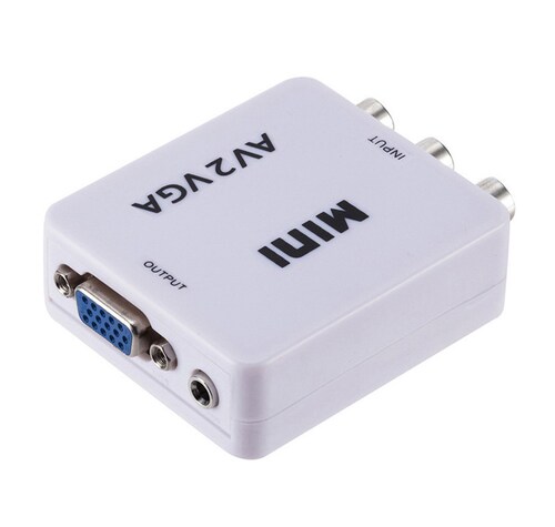 AV VGA ϊRo[^[ F RCAtoVGA D-sub 15sA_v^[ RCAAiOϊ DVD ԍڃ`[i[ j^[ڑ rfIfbL SFCo 1080P_8