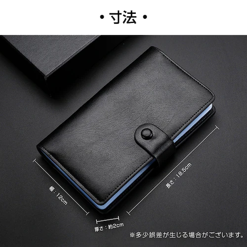 カードケース メンズ レディース 大容量 名刺入れ クレカ 102枚収納 本革 牛革 高級 カードホルダー カード収納 カードバッグ 手帳型 黒 ピンク_4