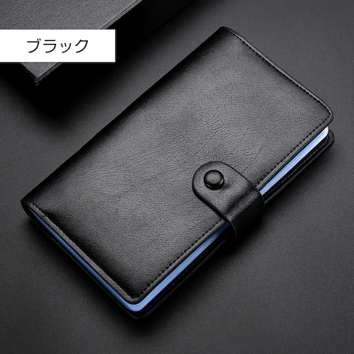 カードケース メンズ レディース 大容量 名刺入れ クレカ 102枚収納 本革 牛革 高級 カードホルダー カード収納 カードバッグ 手帳型 黒 ピンク_8