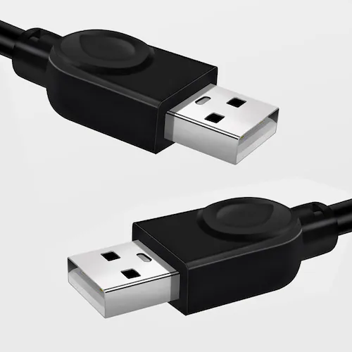 USB2.0 延長 USBケーブル 3m USBオスtoオス Type-A オス-オス 延長コード データ転送 充電 給電 PC パソコン テレビ USBハブ 外付けHDD PC周辺機器 ケーブル 黒_6