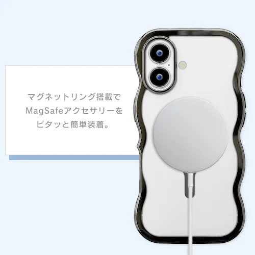 iPhone 17p MagSafeΉ EF[uP[X [I[zCg]_8