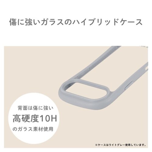 iPhone Air 耐傷・耐衝撃ハイブリッドケース 「ViAMO freely」 ライトグレー_6