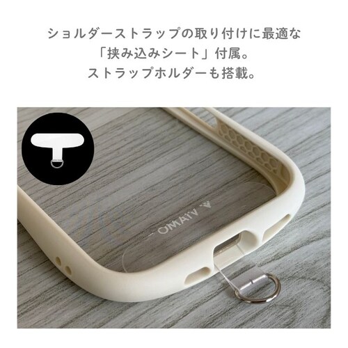 iPhone 17 Pro 耐傷・耐衝撃ハイブリッドケース 「ViAMO freely」 ミルクホワイト_9