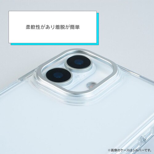 iPhone 17 カメラ保護ハイブリッドケース 「mycam」 シャンパンゴールド_7