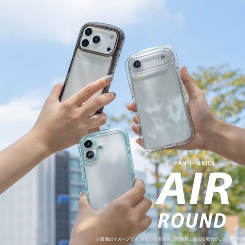iPhone 17 超衝撃吸収エアポケットケース「AIR-ROUND」 クリア_4