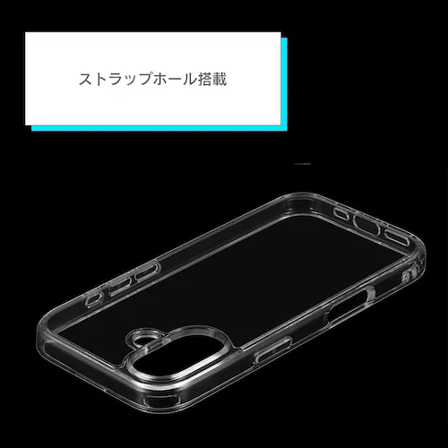 iPhone 17 耐傷・耐衝撃ハイブリッドケース 「UTILO Hybrid」 クリア_5