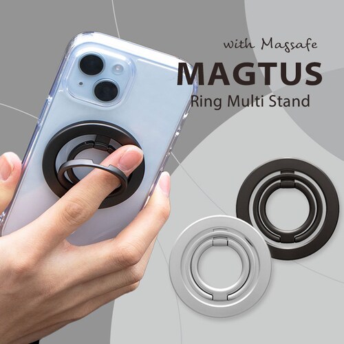 スマートフォンリング「MAGTUS」マットブラック_4
