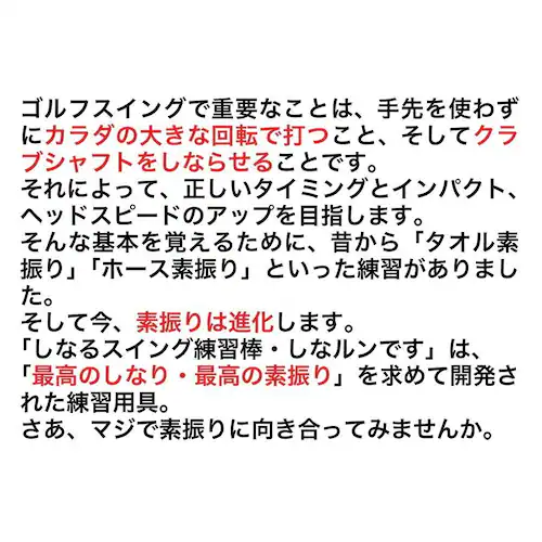 青いしなルンです しなるスイング練習棒90cm・500g 発送方法B 宅配便で発送 ゴルフ スイング練習器具 矯正 しなるんです しなり系_2
