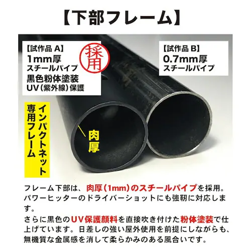 ゴルフネット インパクトネット 3mタイプ+サポートネットII同梱 お得なセット商品 高グレード ゴルフ 練習 ネット 練習 用具 用品 器具 トレーニング_10